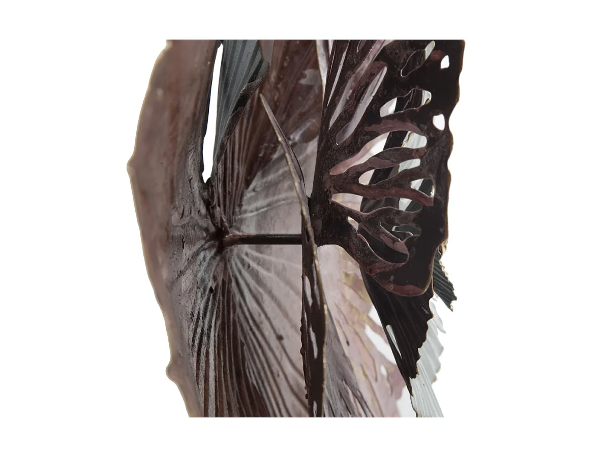 3D-Dekopaneel Blume aus Metall mehrfarbig 73,5x11x72 cm