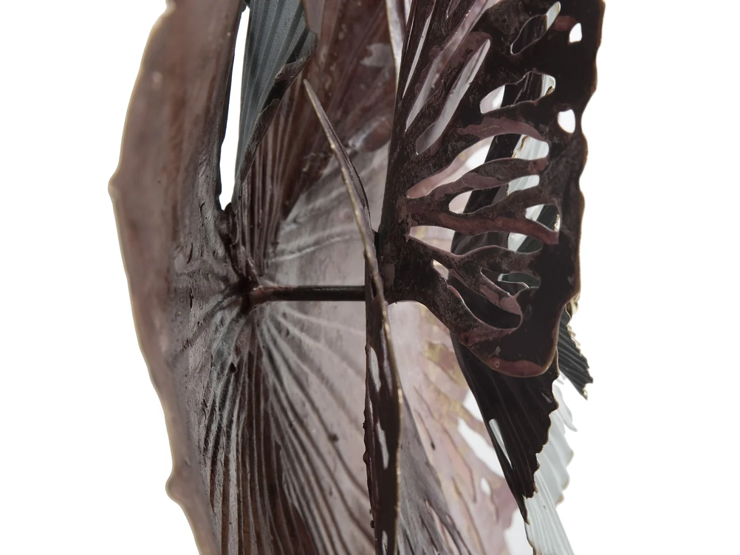 3D-Dekopaneel Blume aus Metall mehrfarbig 73,5x11x72 cm
