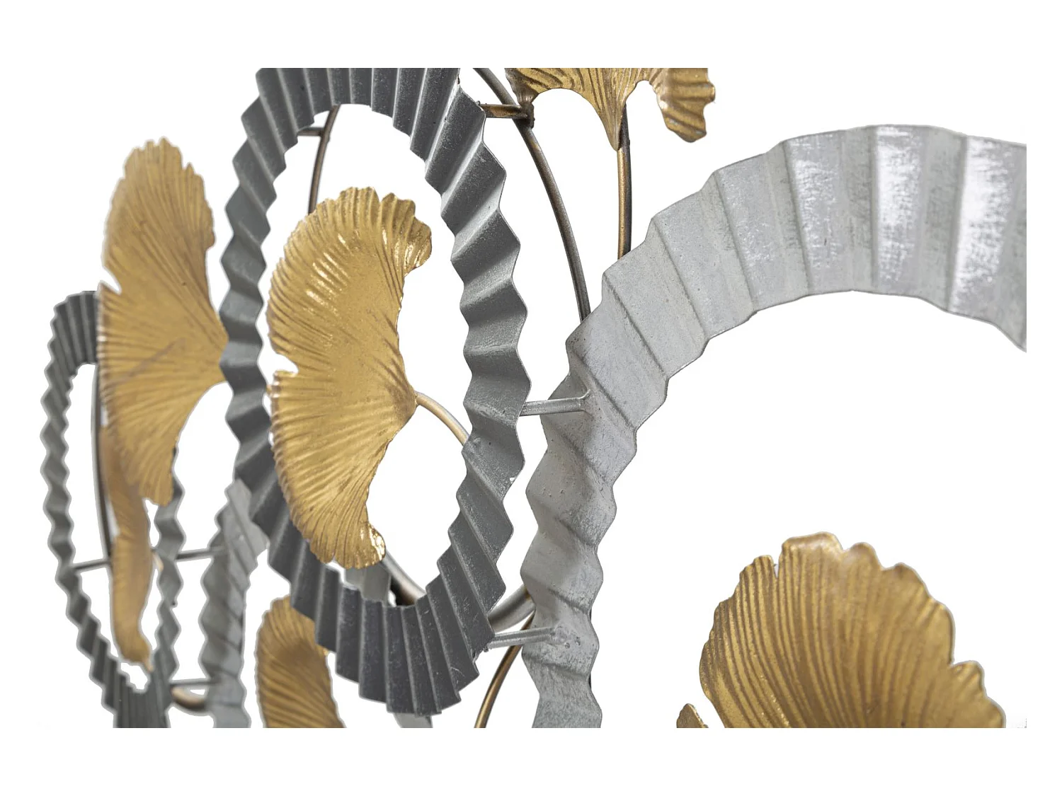 Pannello decorativo 3D in metallo multicolore cm 127,5x4x44,5