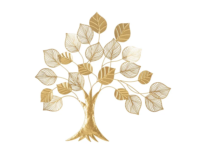 Décoration Murale en Métal "Albero" 81cm Or