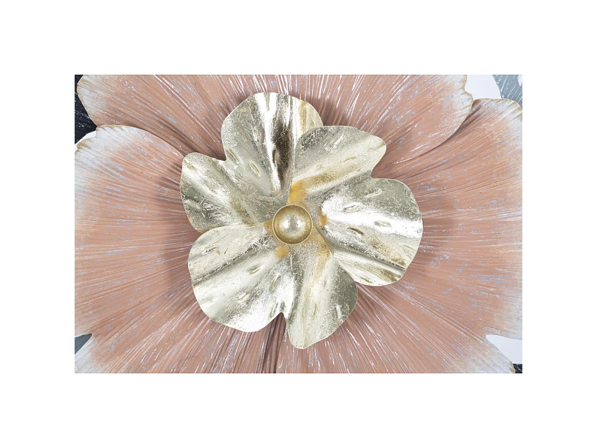 3D-Deko-Wandpaneel mit Blumen und Blättern 93x7,5x53cm Softy