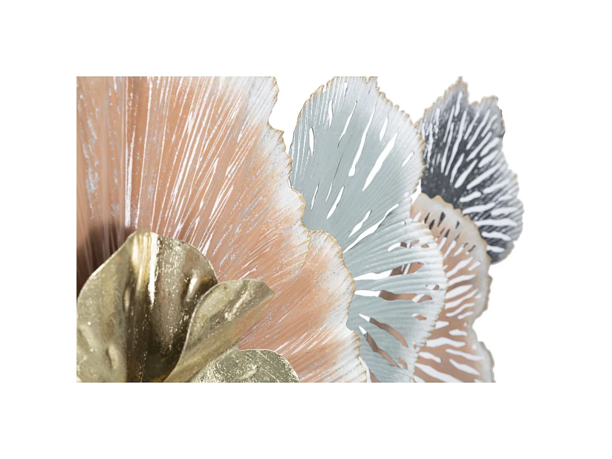 3D-Deko-Wandpaneel mit Blumen und Blättern 93x7,5x53cm Softy