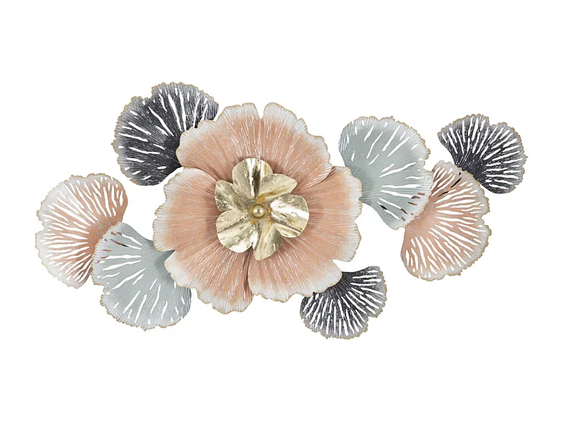 Décoration Murale en Métal "Soty" 93cm Multicolore