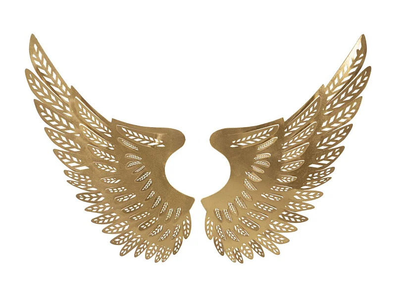 Lot de 2 Décorations Murales en Métal "Ali Light" 90cm Or