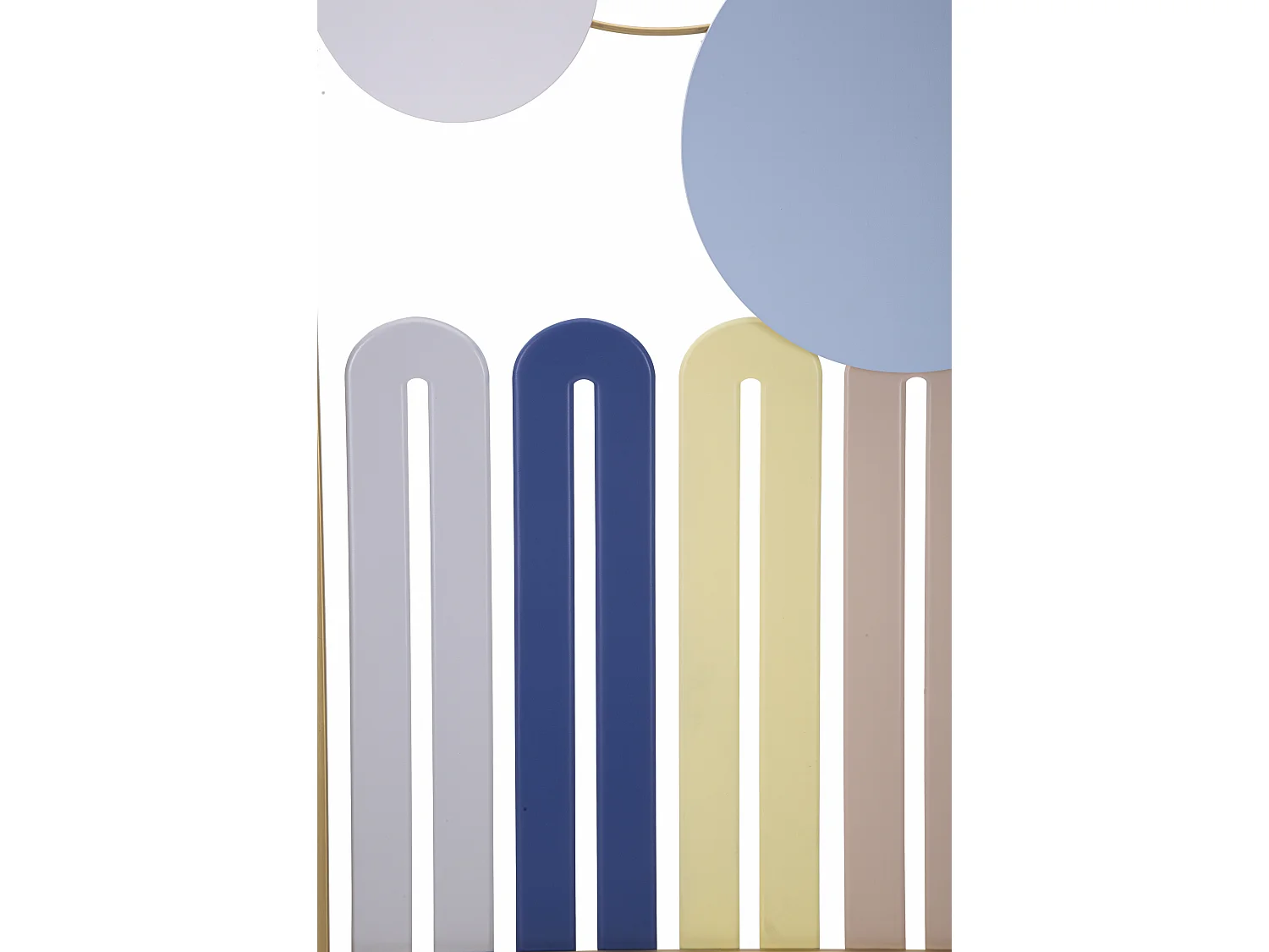 Décoration Murale Encadrée en Métal "Colorful" 84cm Multicolore