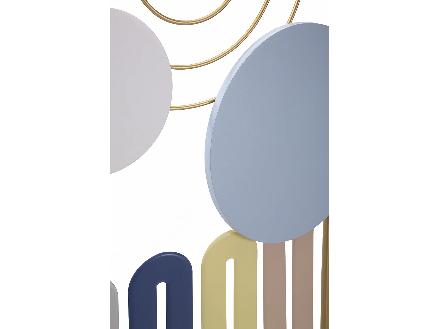 Décoration Murale Encadrée en Métal "Colorful" 84cm Multicolore