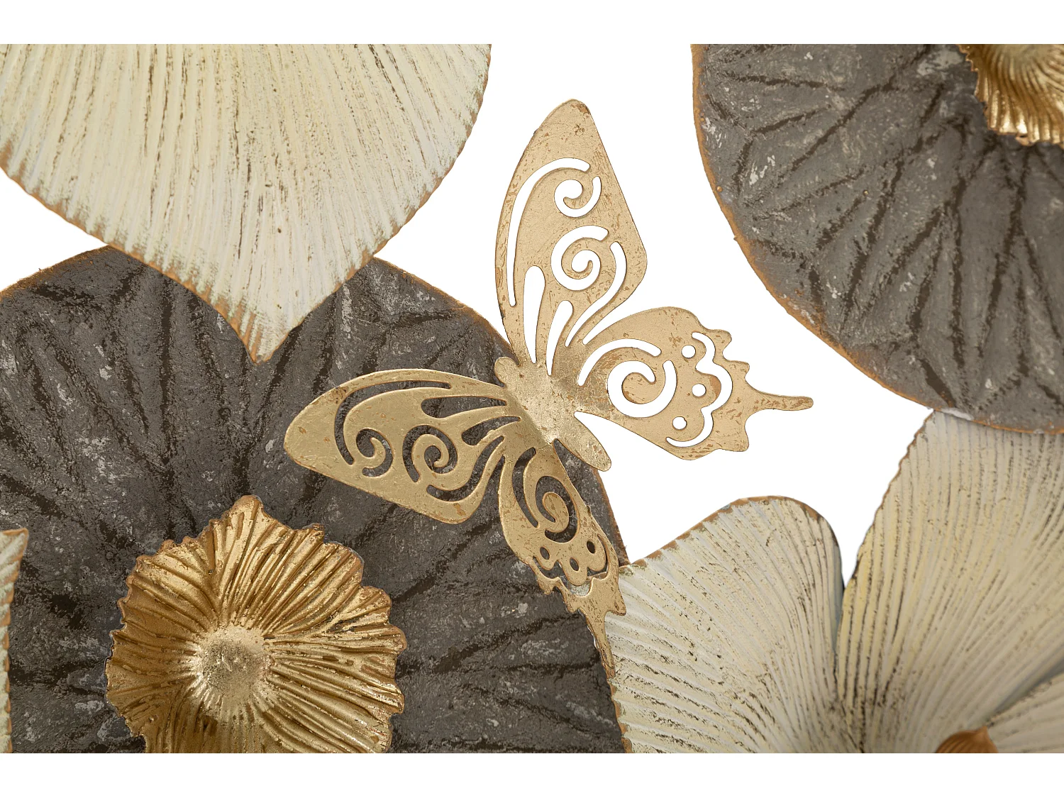 Décoration Murale en Métal "Ridy" 74cm Multicolore