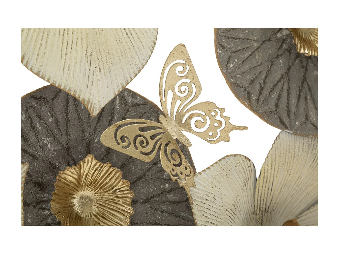 Décoration Murale en Métal "Ridy" 74cm Multicolore