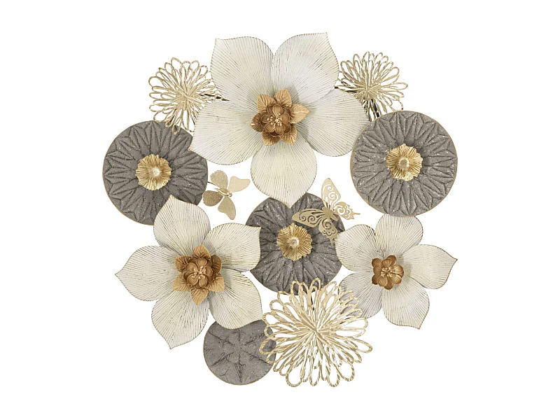 Décoration Murale en Métal "Ridy" 74cm Multicolore