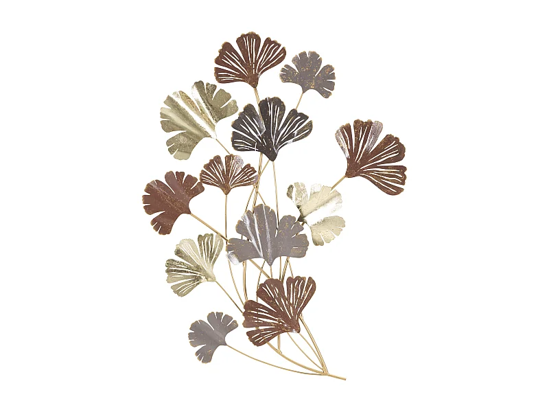 Pannello decorativo 3D in metallo multicolore cm 69,5x5,5x92