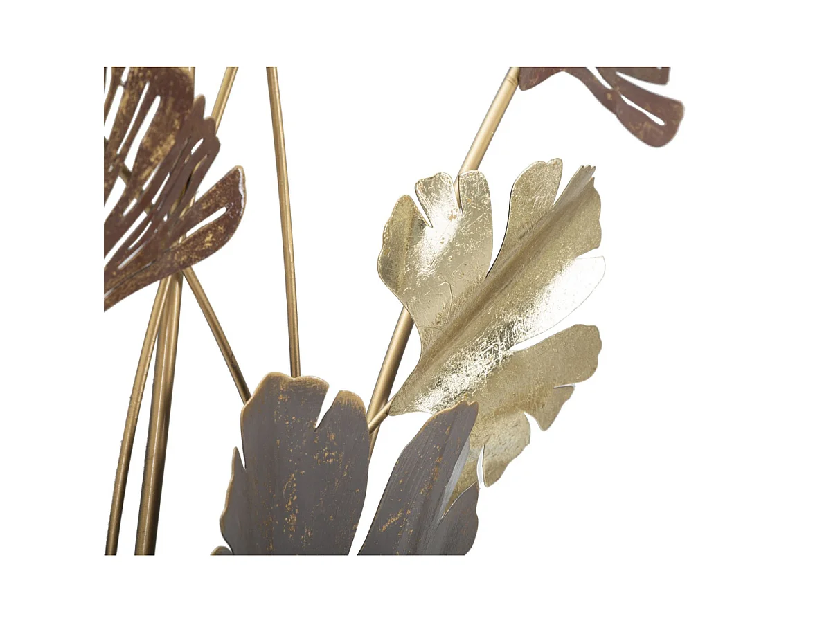 3D decoratief paneel in veelkleurig metaal, 69,5x5,5x92 cm