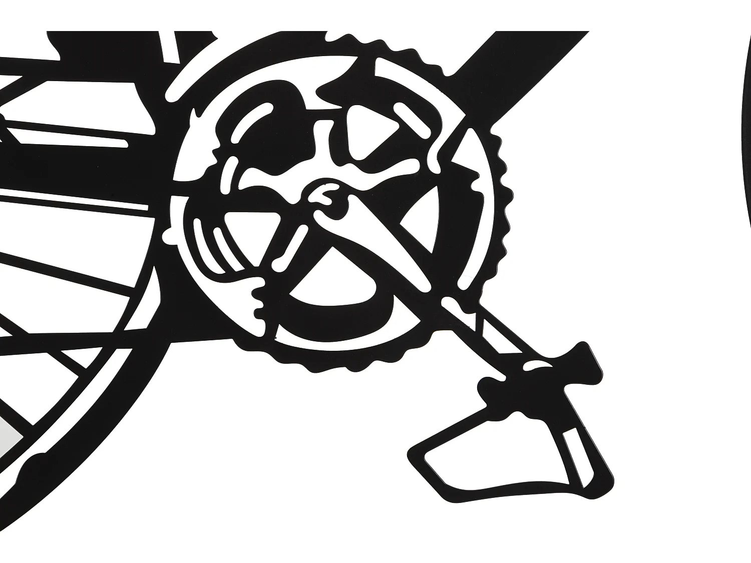 Lot de 3 Décorations Murales Encadrées "Fishes" 60cm Noir