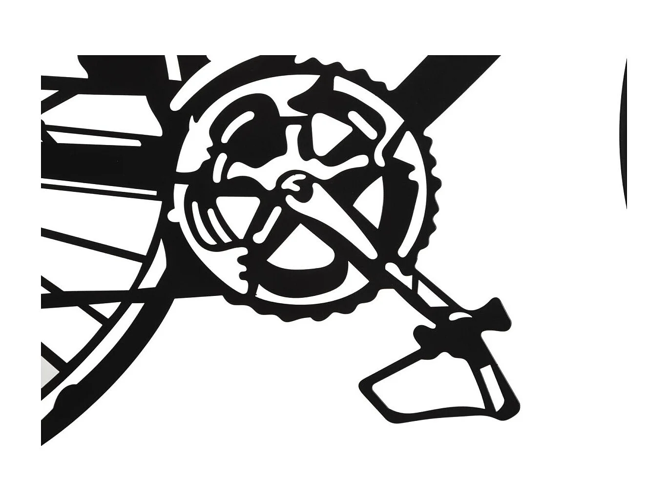 Lot de 3 Décorations Murales Encadrées "Fishes" 60cm Noir