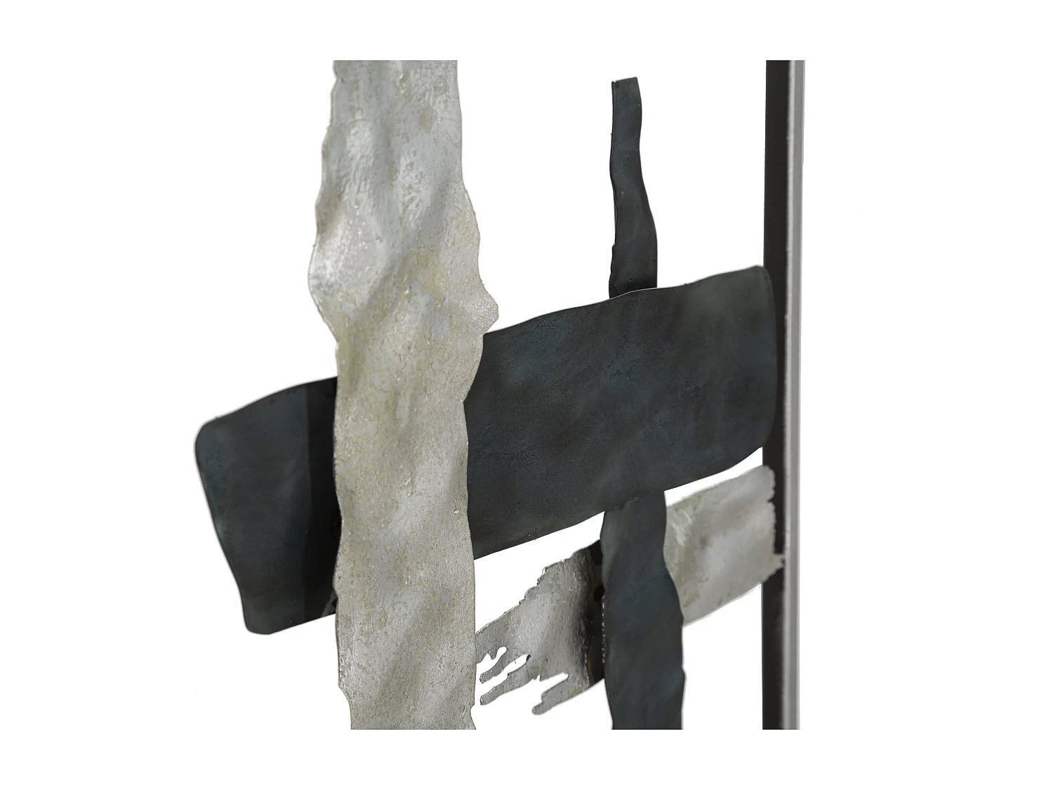 Décoration Murale Encadrée en Métal "New Art" 74cm Multicolore