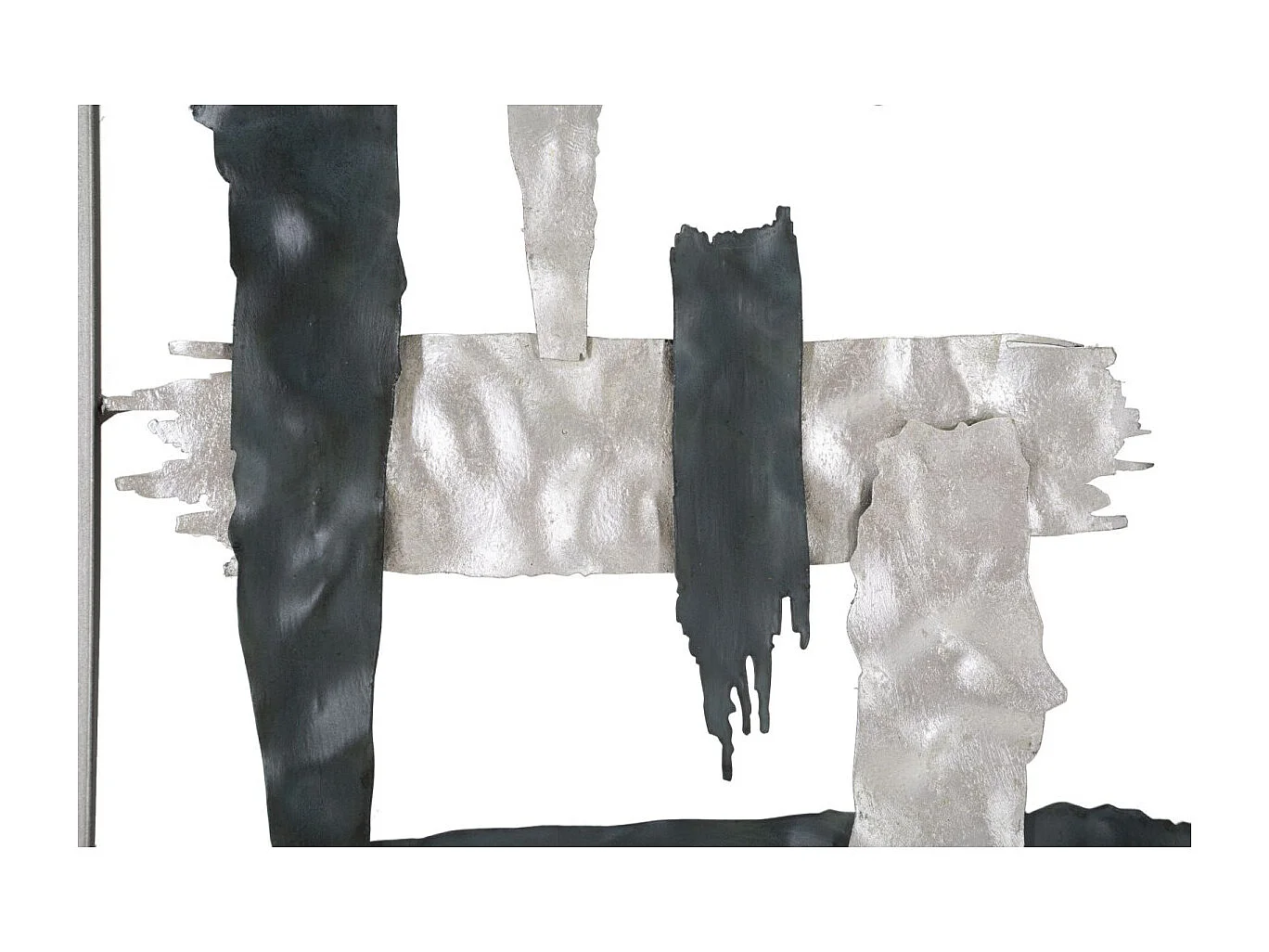 Décoration Murale Encadrée en Métal "New Art" 74cm Multicolore