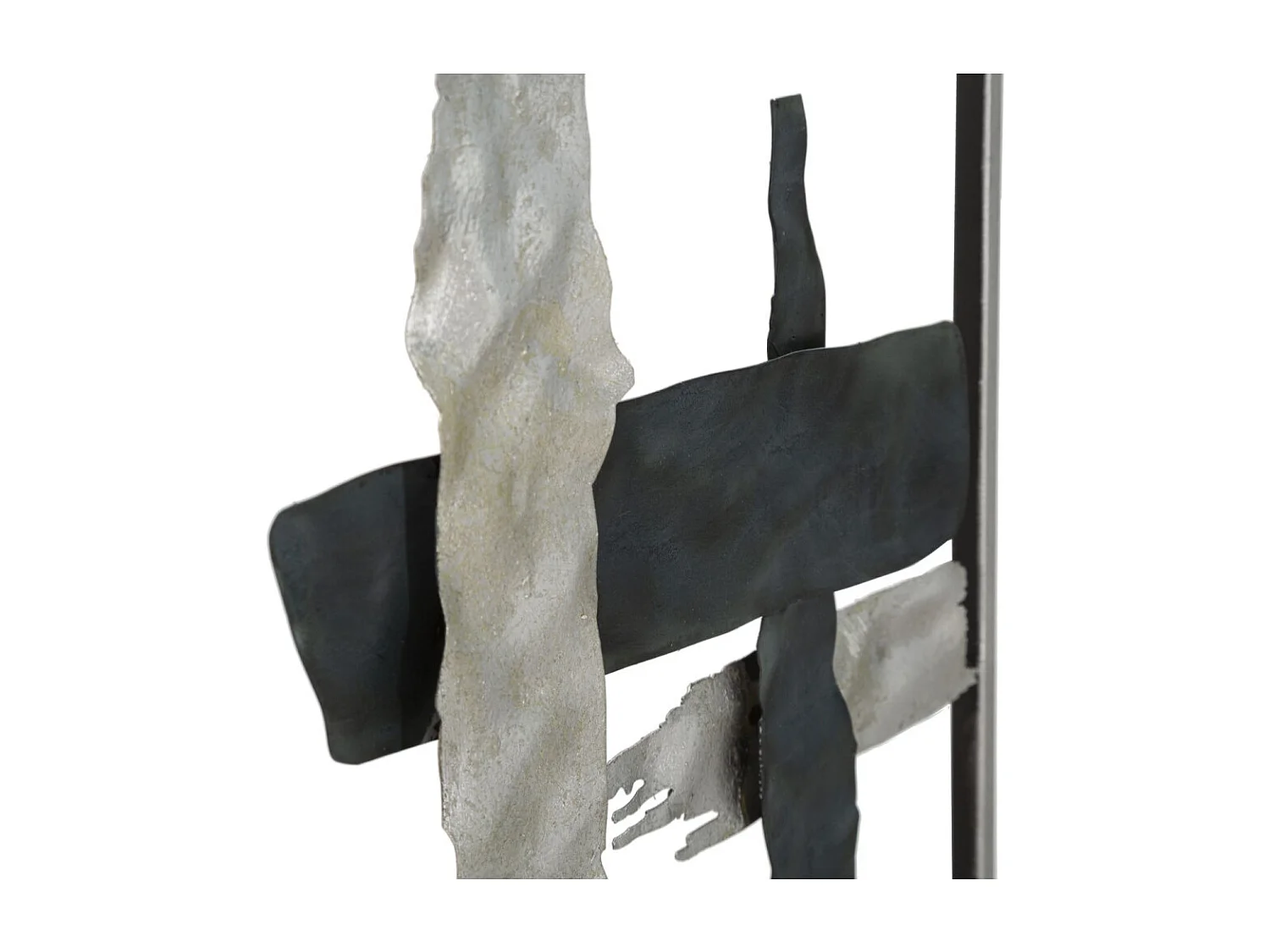 Décoration Murale Encadrée en Métal "New Art" 74cm Multicolore