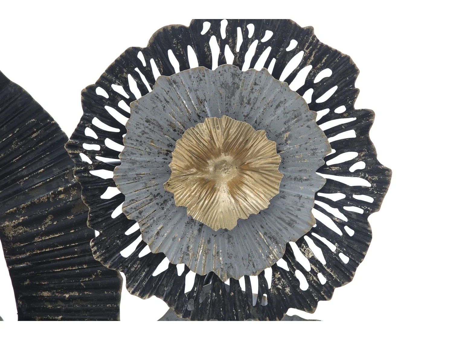 Décoration Murale en Métal "Otos" 100cm Multicolore