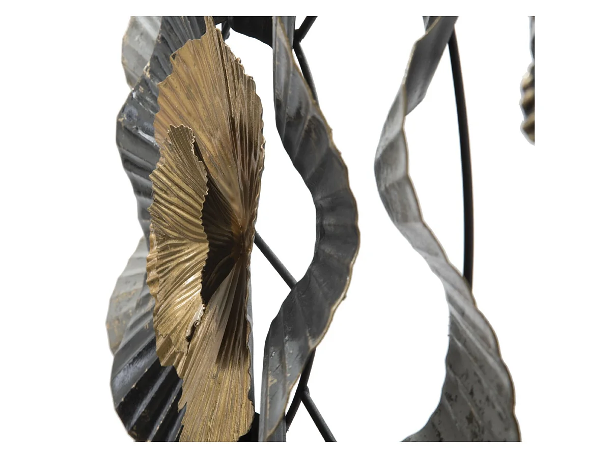 Otos Dekorativt Vægpanel 100x8x80 cm - Abstrakt, flerfarvet jernpanel i glamourstil til moderne interiør - 3D-design