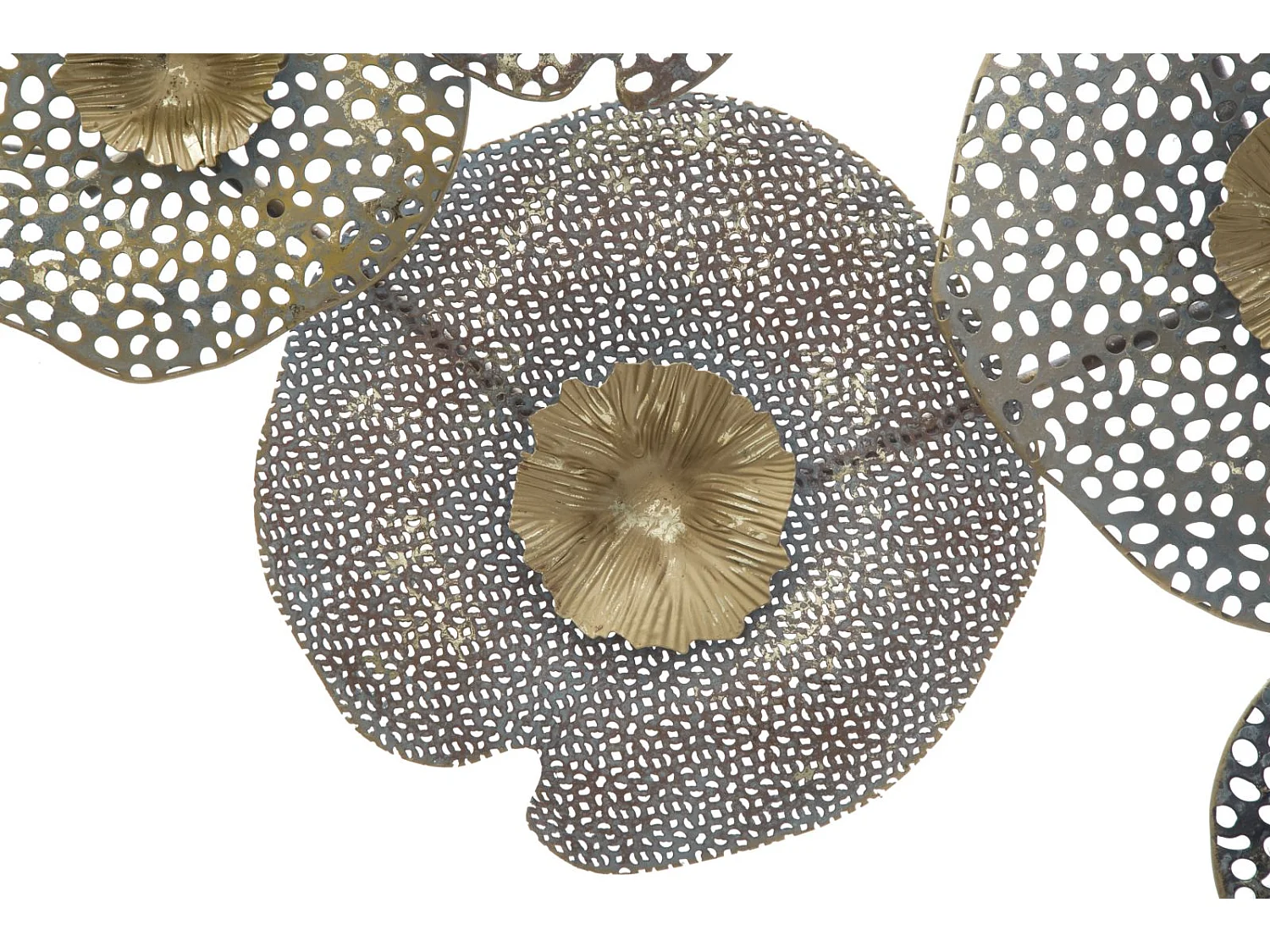 Panneau décoratif 3D en métal multicolore cm 119x7x59,5