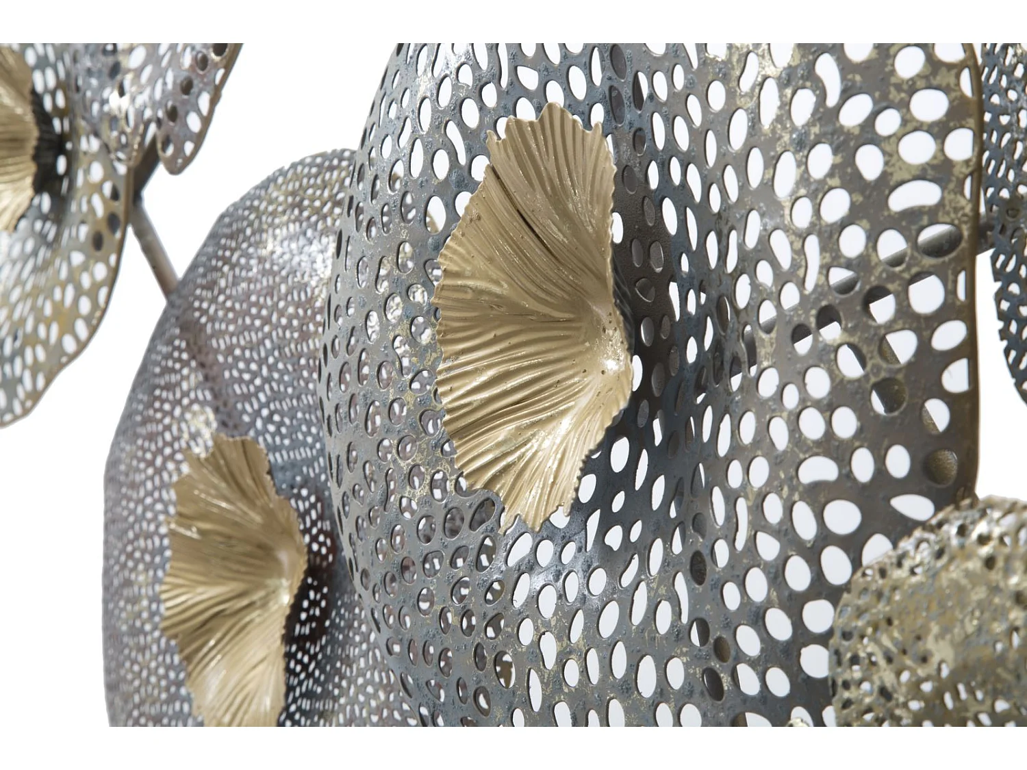 3D-Dekopaneel aus Metall mehrfarbig 119x7x59,5 cm