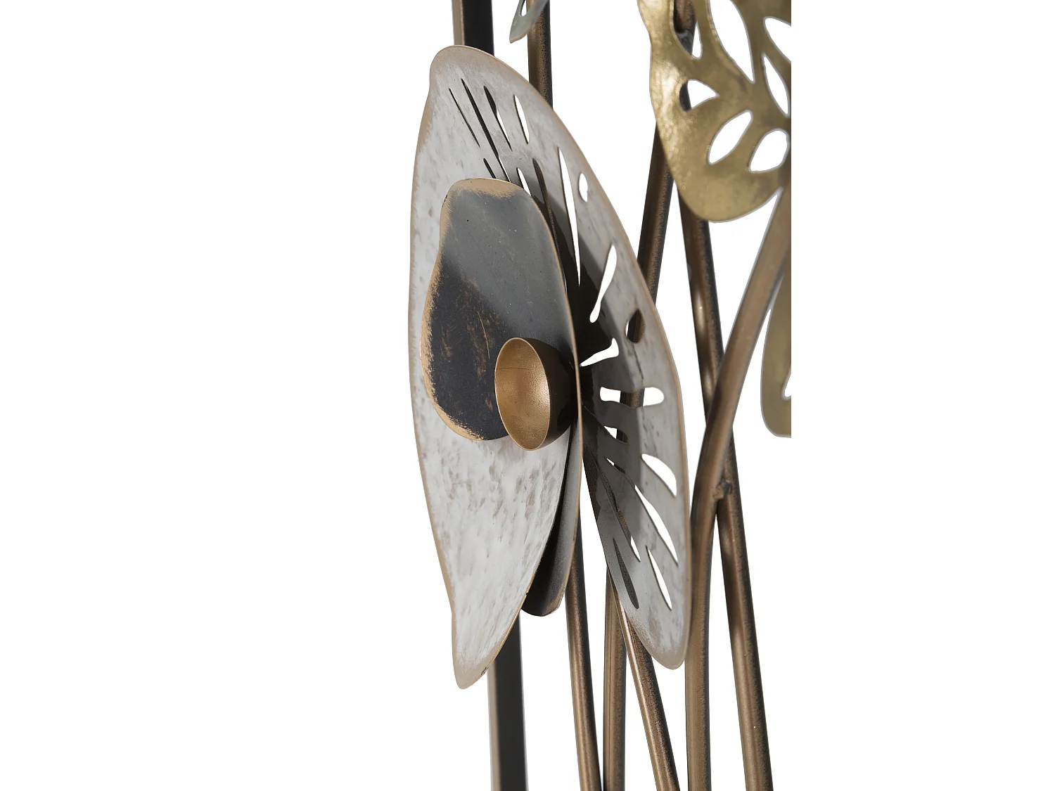 Pannello decorativo 3D in metallo multicolore cm 31,2x5,5x90