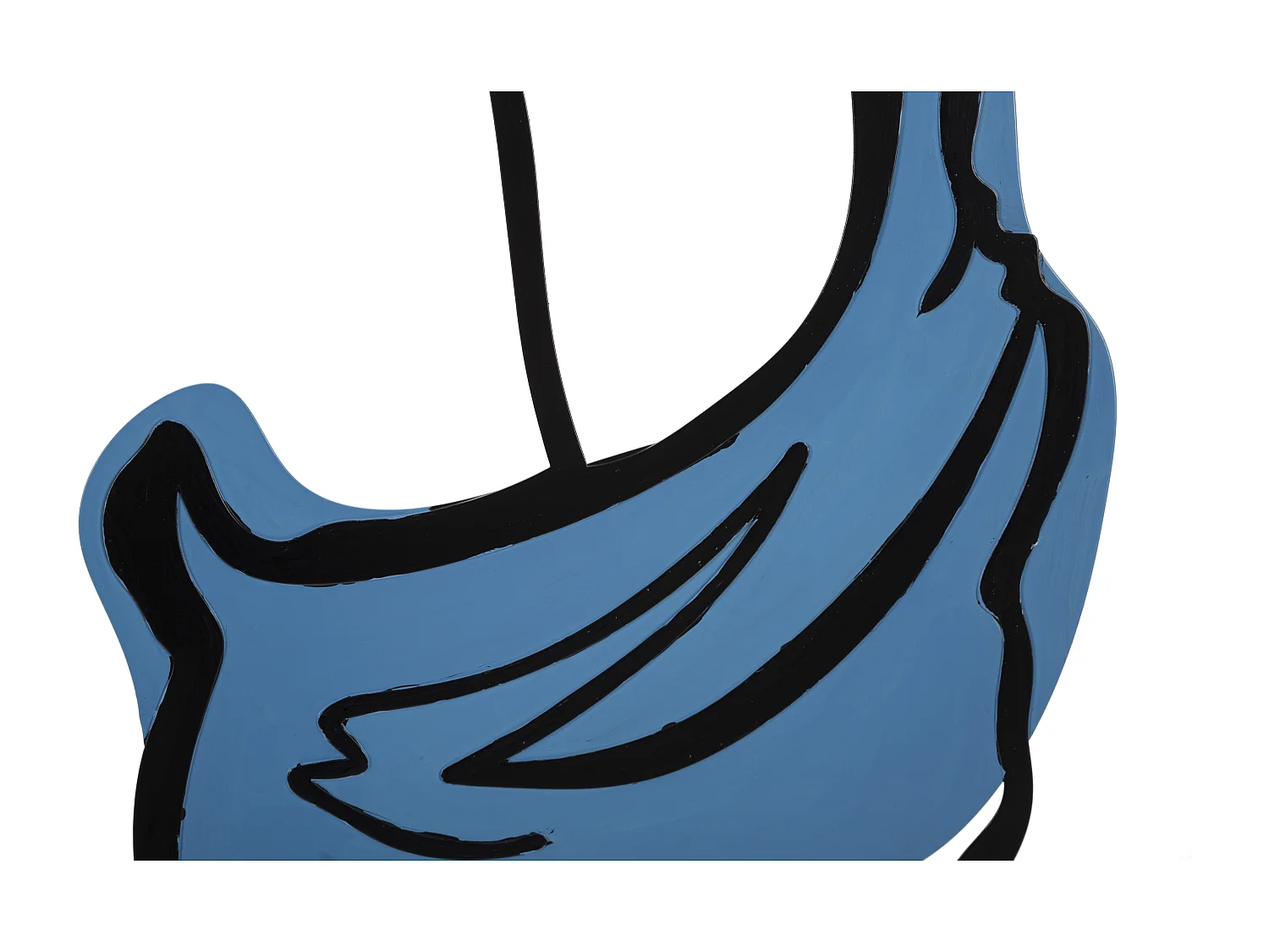 Pannello decorativo 3D in metallo nero ragazza cm 60x1,3x80