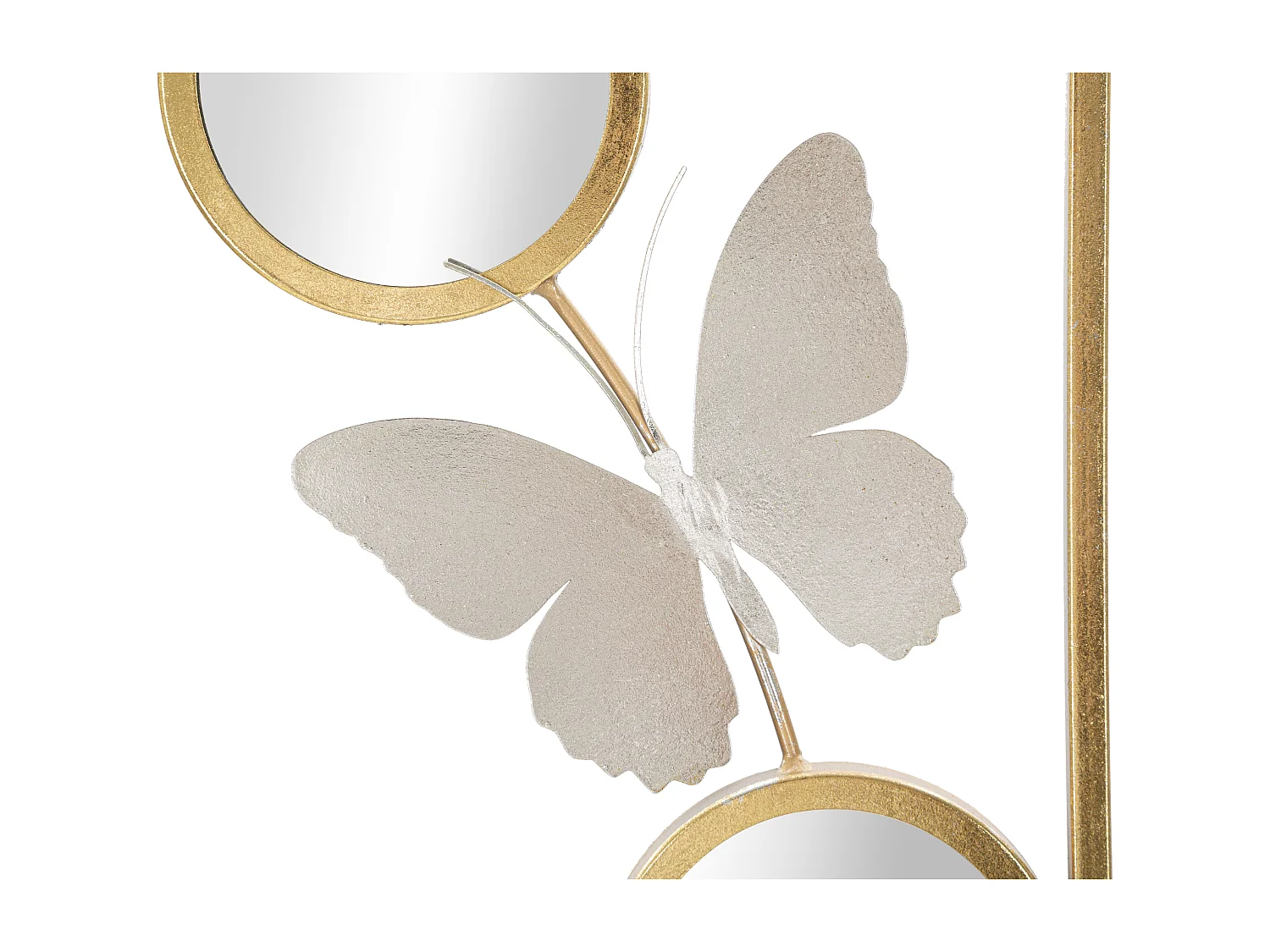 Décoration Murale Encadrée 3 Miroirs "Butty" 90cm Multicolore