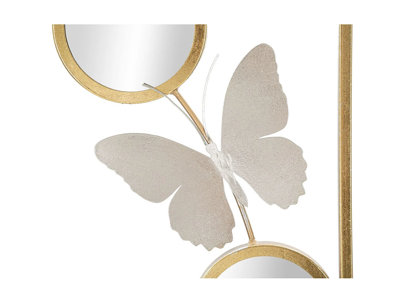 Décoration Murale Encadrée 3 Miroirs "Butty" 90cm Multicolore