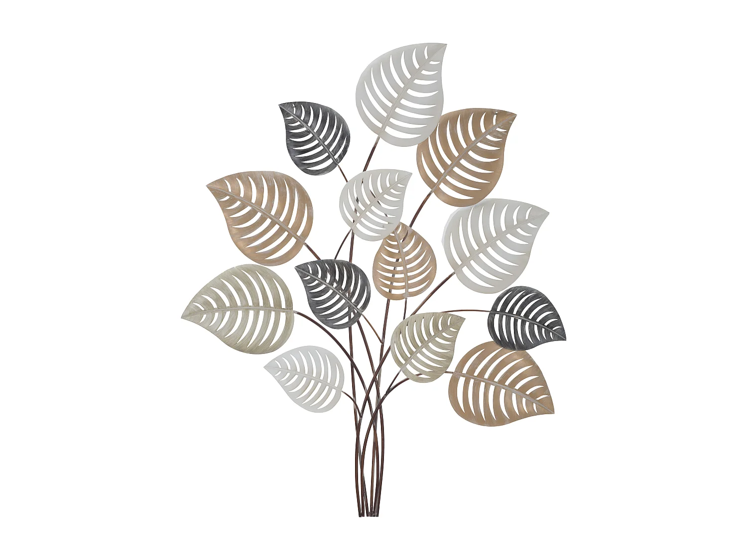 Décoration Murale en Métal "Otip" 81cm Multicolore