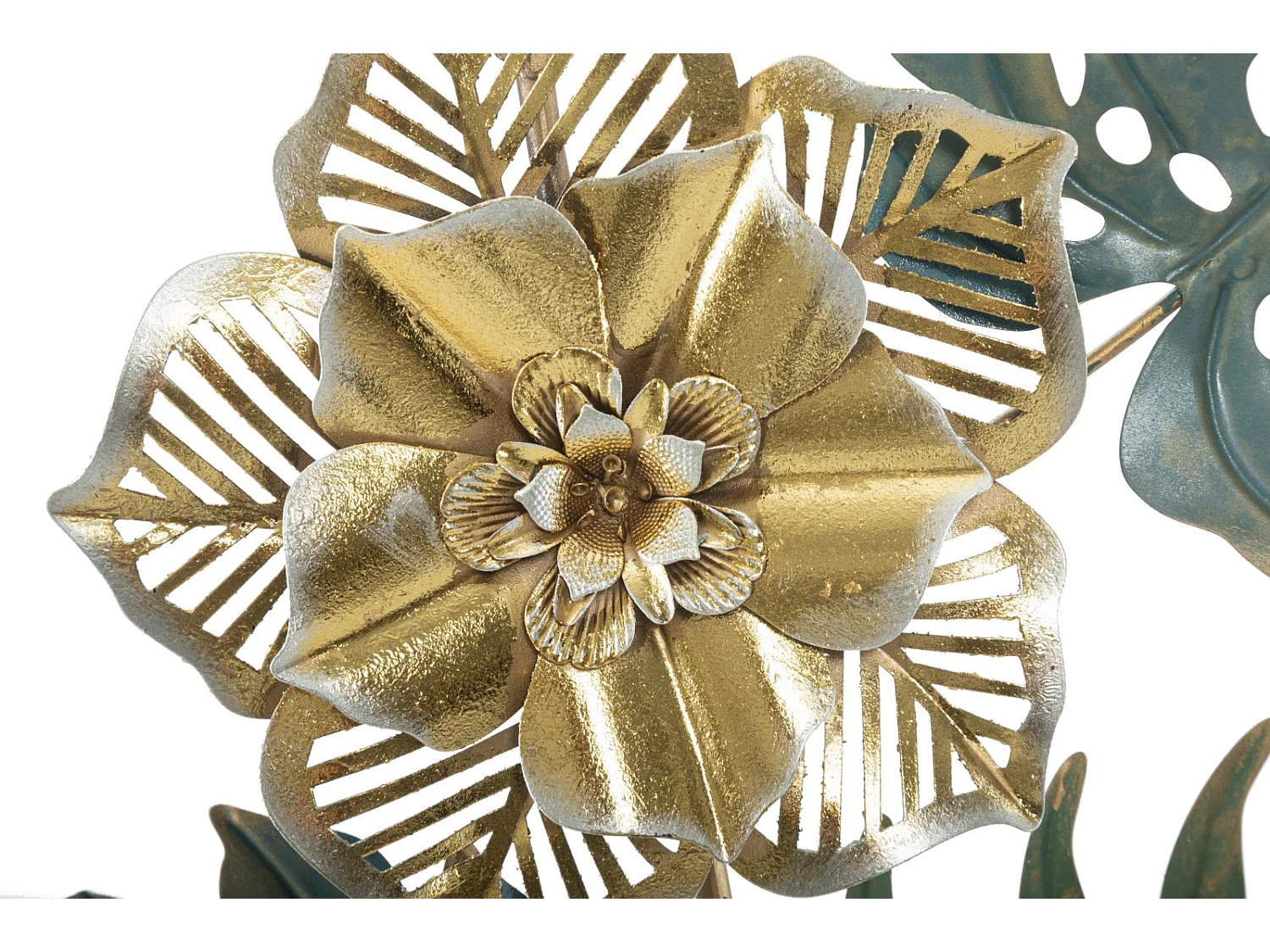 Pannello decorativo 3D in metallo multicolore cm 31x4x90