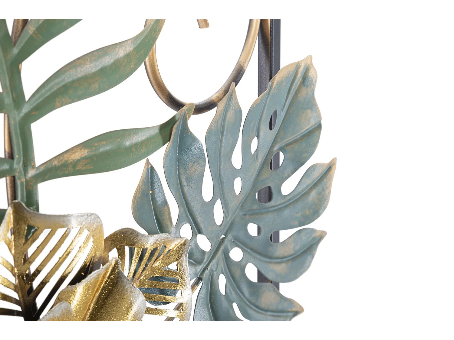 Pannello decorativo 3D in metallo multicolore cm 31x4x90