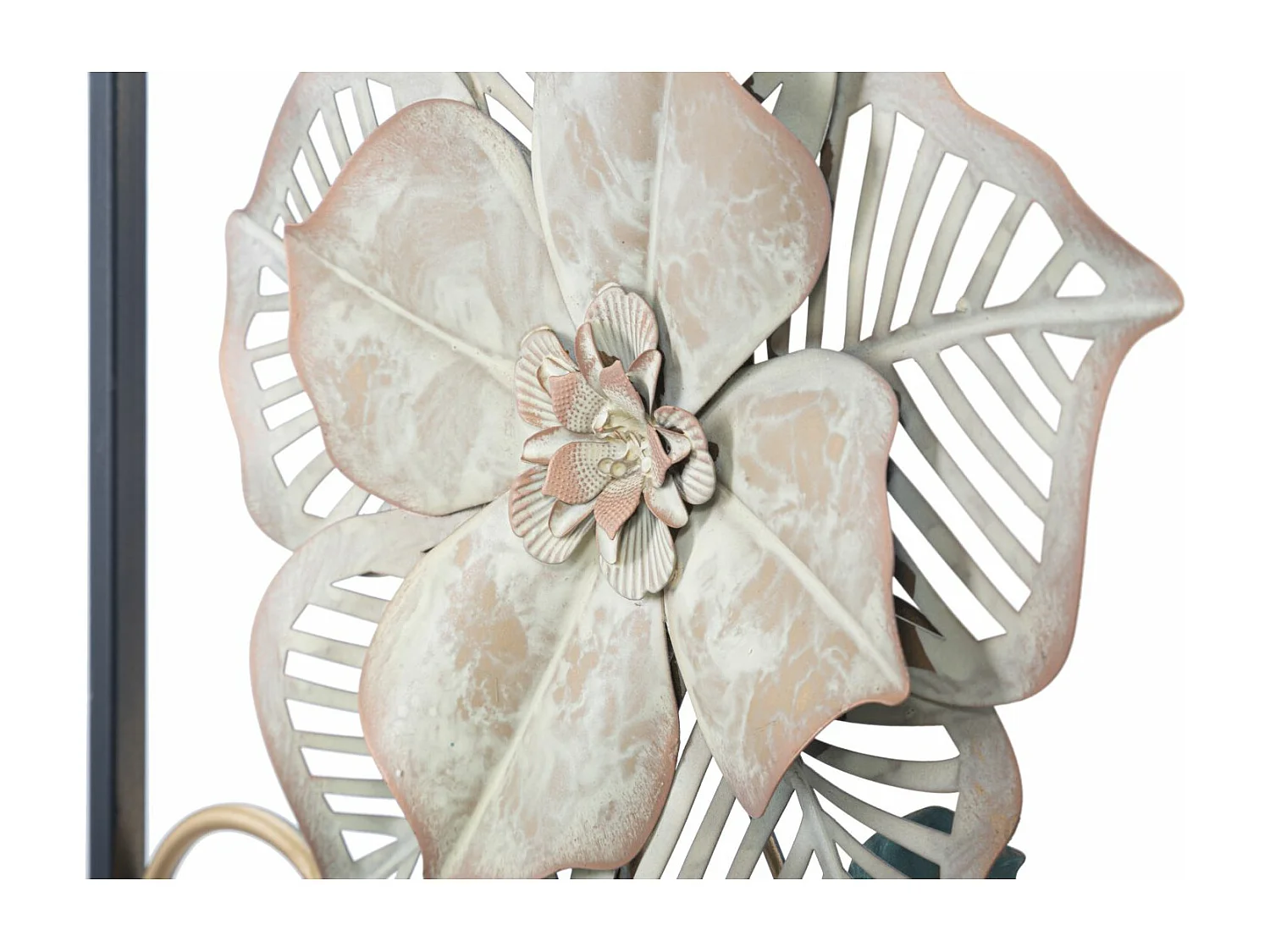 Pannello decorativo 3D in metallo multicolore cm 31x4x90