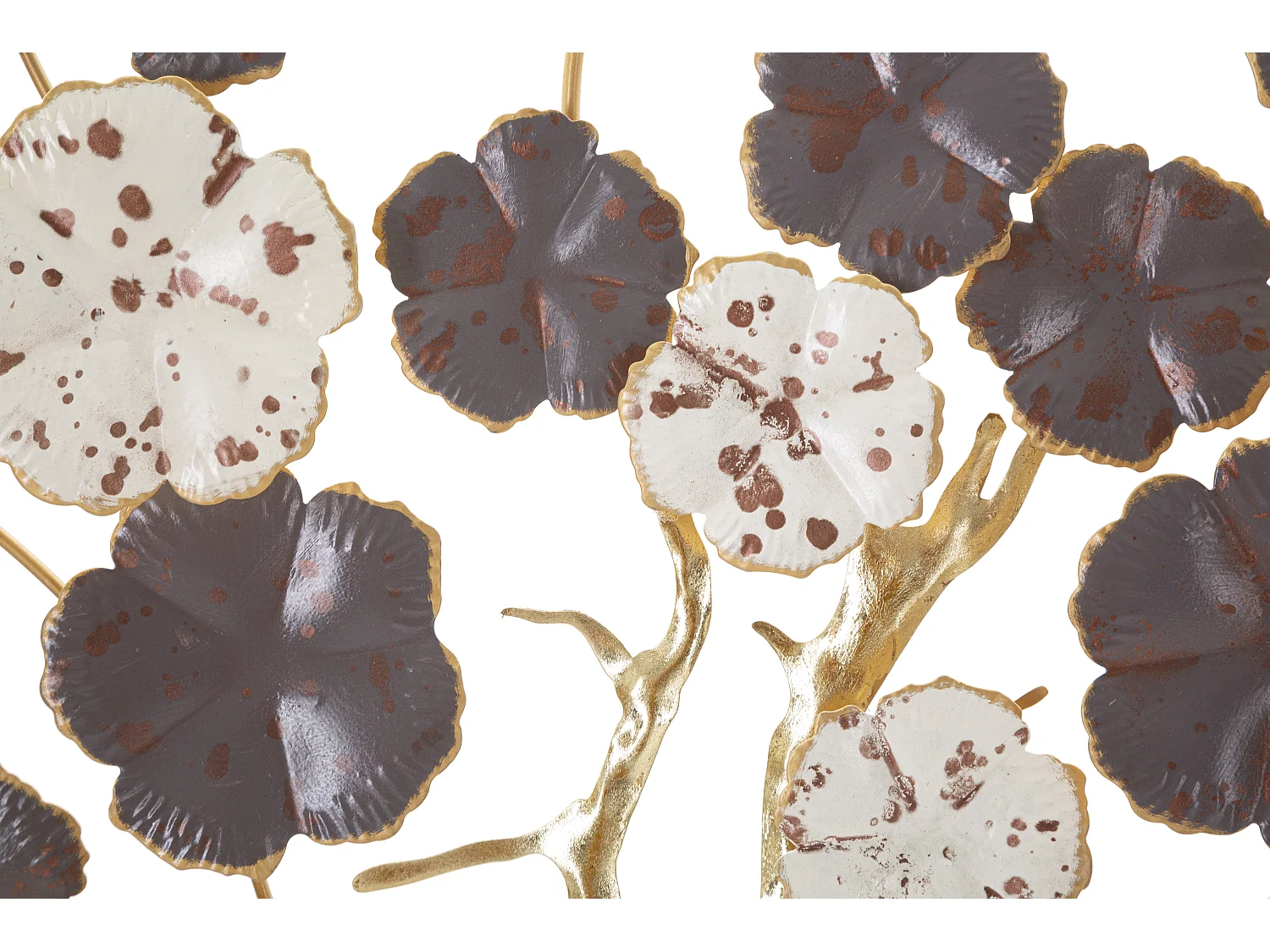 Décoration Murale en Métal "Albero Purpy" 80cm Multicolore