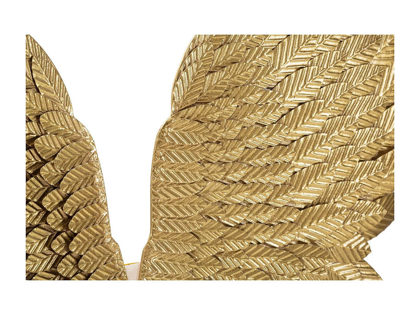 Lot de 2 Décorations Murales en Métal "Beauty" 100cm Or