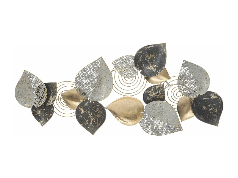 Panneau décoratif 3D en métal multicolore cm 97x5,5x43