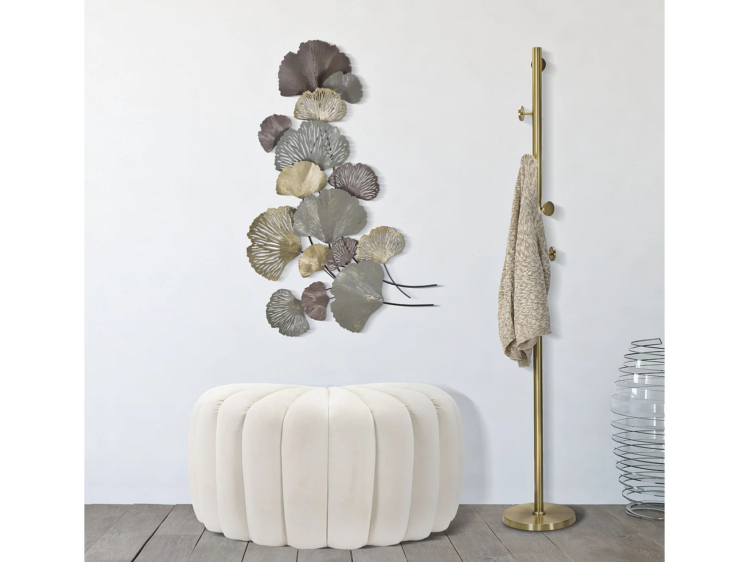 Décoration Murale en Métal "Diply" 126cm Multicolore