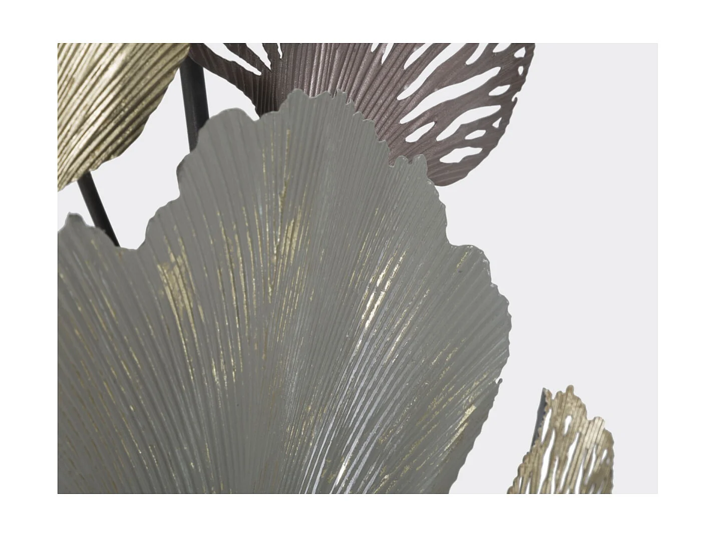 Pannello decorativo 3D in metallo multicolore cm 76x7,6x126