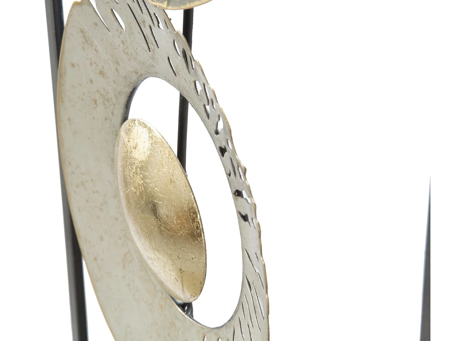 Pannello decorativo 3D in metallo multicolore cm 31x3x89,5