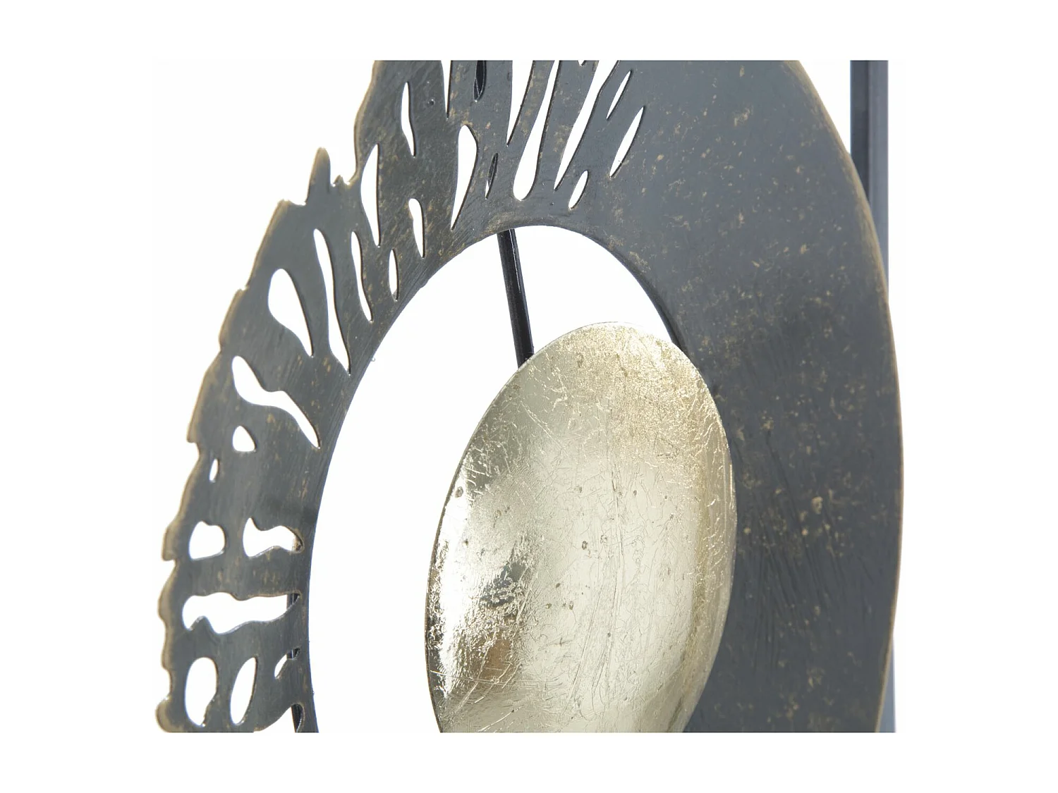 Décoration Murale Encadrée en Métal "Ring" 89cm Multicolore