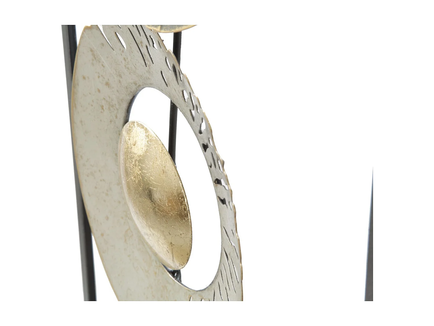 Décoration Murale Encadrée en Métal "Ring" 89cm Multicolore