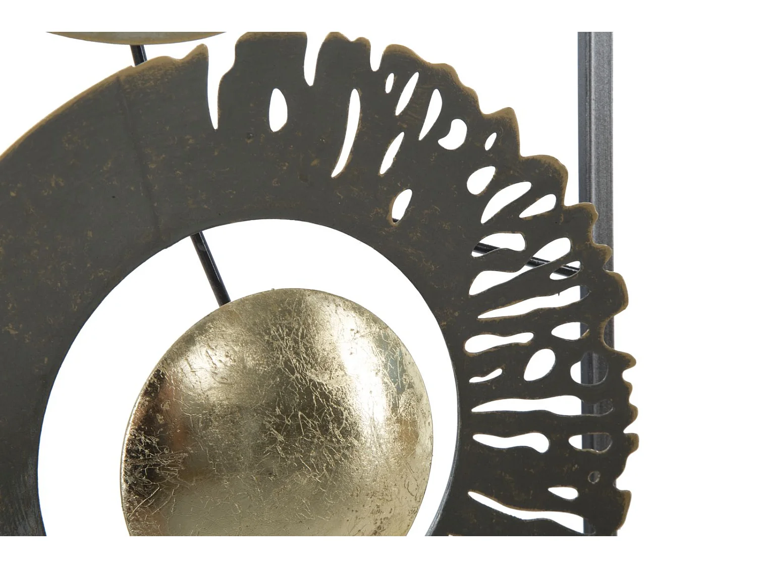 Décoration Murale Encadrée en Métal "Ring" 89cm Multicolore