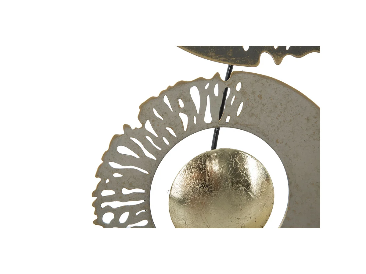 3D-Dekopaneel aus Metall mehrfarbig 31x3x89,5 cm