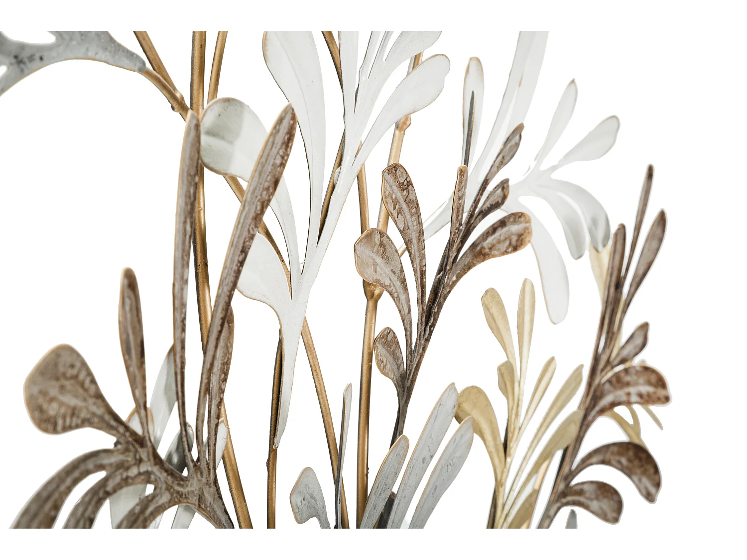 Pannello decorativo 3D albero in metallo multicolore cm 97,2x8,9x100,3