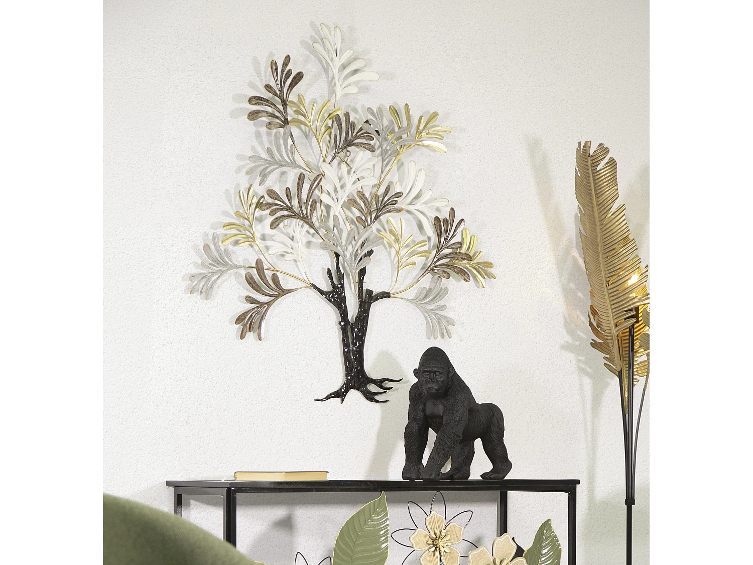 Décoration Murale en Métal "Albero Lixy" 100cm Multicolore