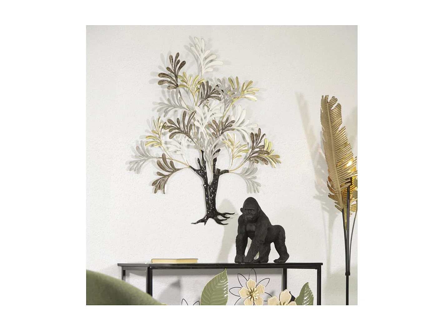 Décoration Murale en Métal "Albero Lixy" 100cm Multicolore