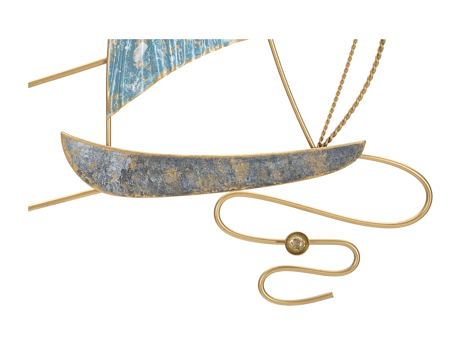 Décoration Murale en Métal "Vela Color" 87cm Multicolore