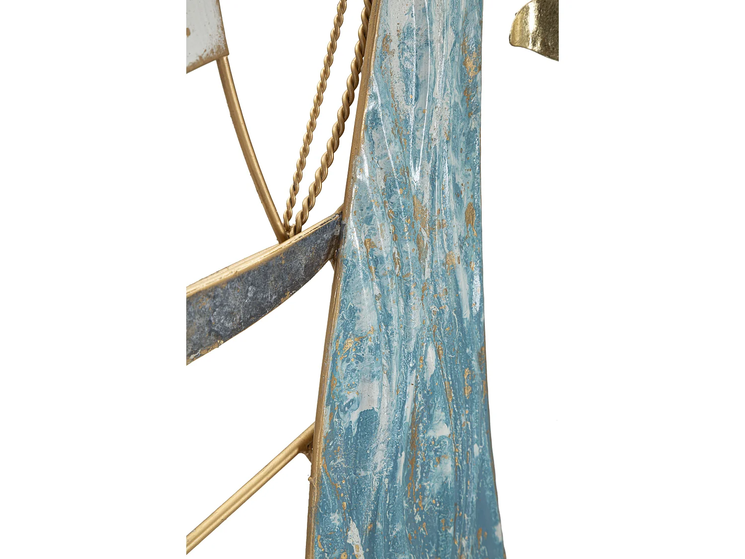 Décoration Murale en Métal "Vela Color" 87cm Multicolore