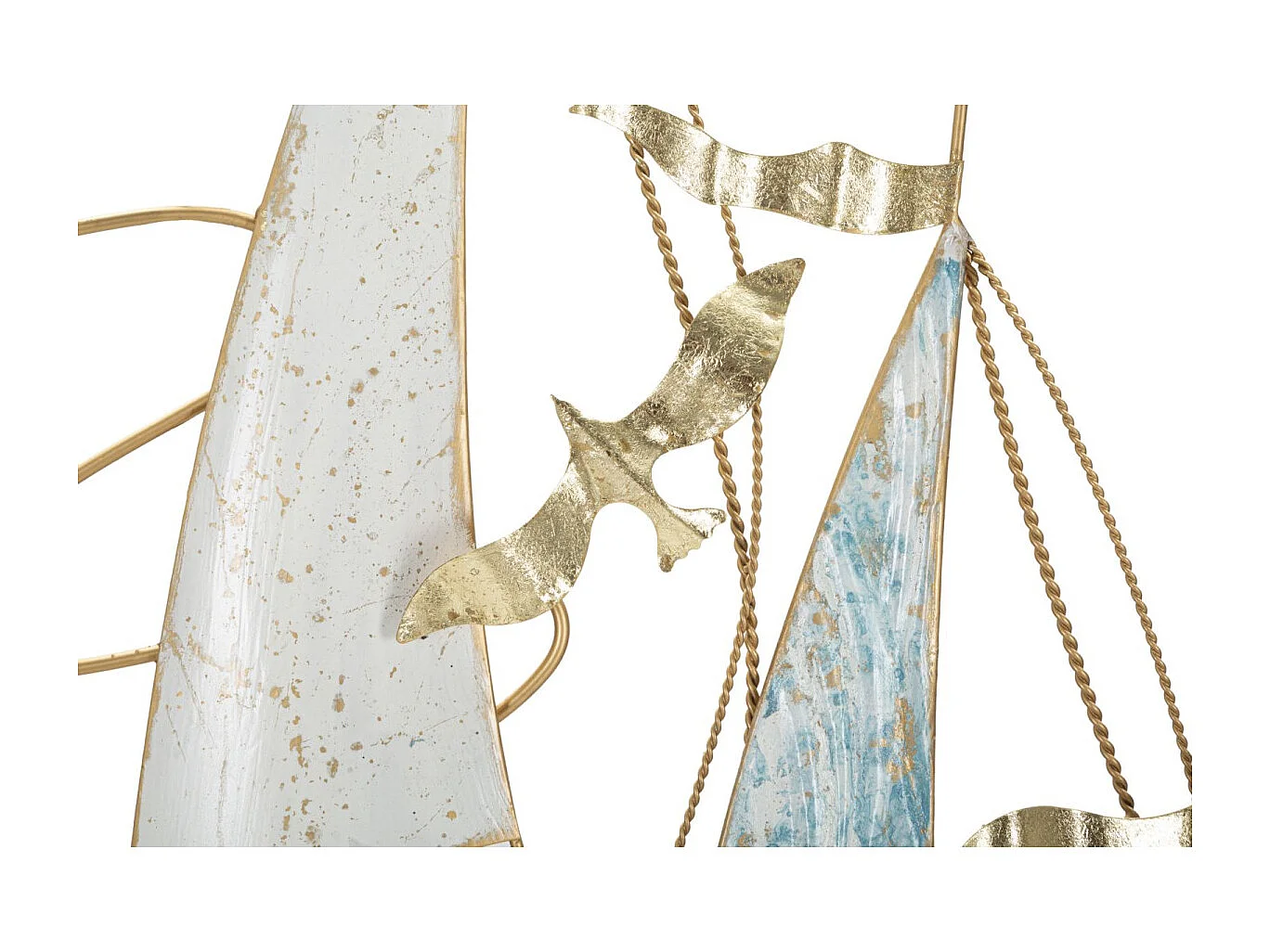 Décoration Murale en Métal "Vela Color" 87cm Multicolore