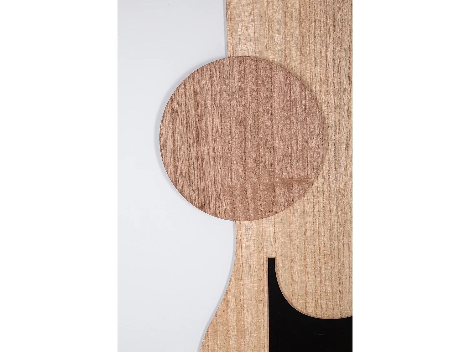 Pannello decorativo 3D in legno marrone astratto cm 60x2x80