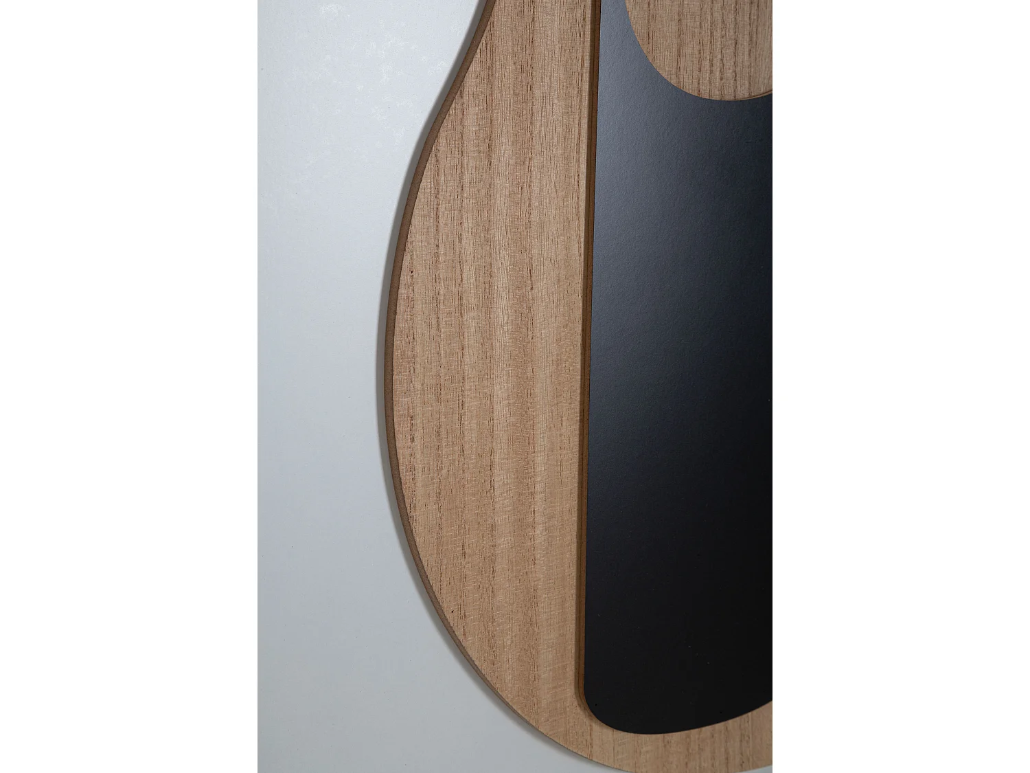 Pannello decorativo 3D in legno marrone astratto cm 60x2x80